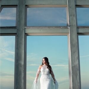 Christina Wu Ivory Lace Bridal Gown